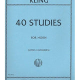 Kling, H. - 40 Studies - Remenyi House of Music