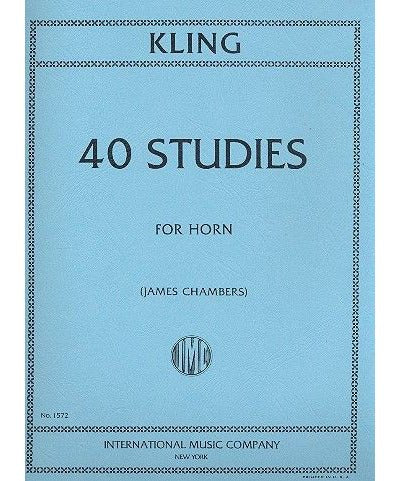 Kling, H. - 40 Studies - Remenyi House of Music