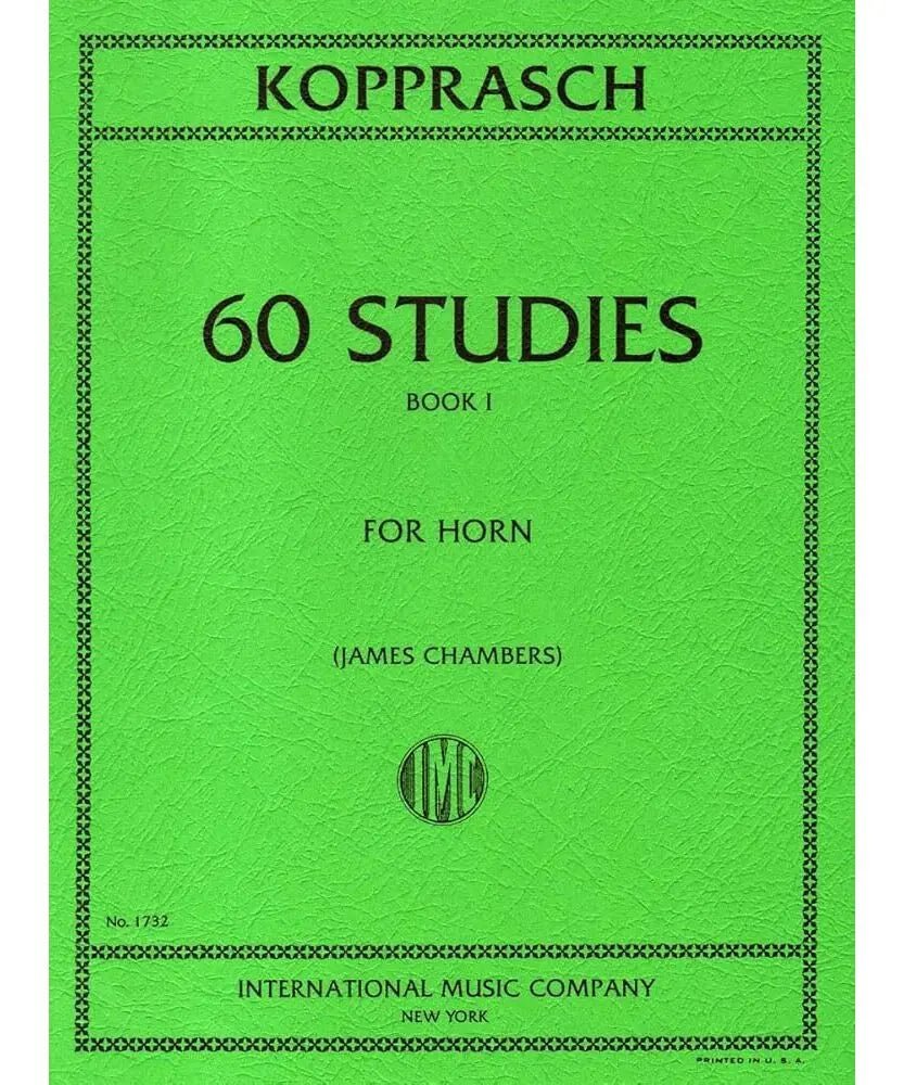 Kopprasch C. - 60 Horn Studies Volume 1 - Remenyi House of Music