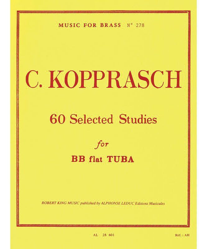 Kopprasch, G. - 60 Selected Studies for Tuba - Remenyi House of Music