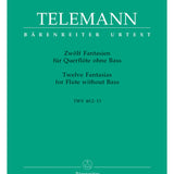 Telemann, GP - 12 Fantaisie pour flûte (TWV 40:2-13)