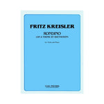Kreisler, F. - Rondino on a Theme by Beethoven - Remenyi House of Music