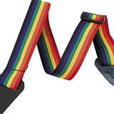 Perri S 2  Nylon Guitar Strap Rainbow