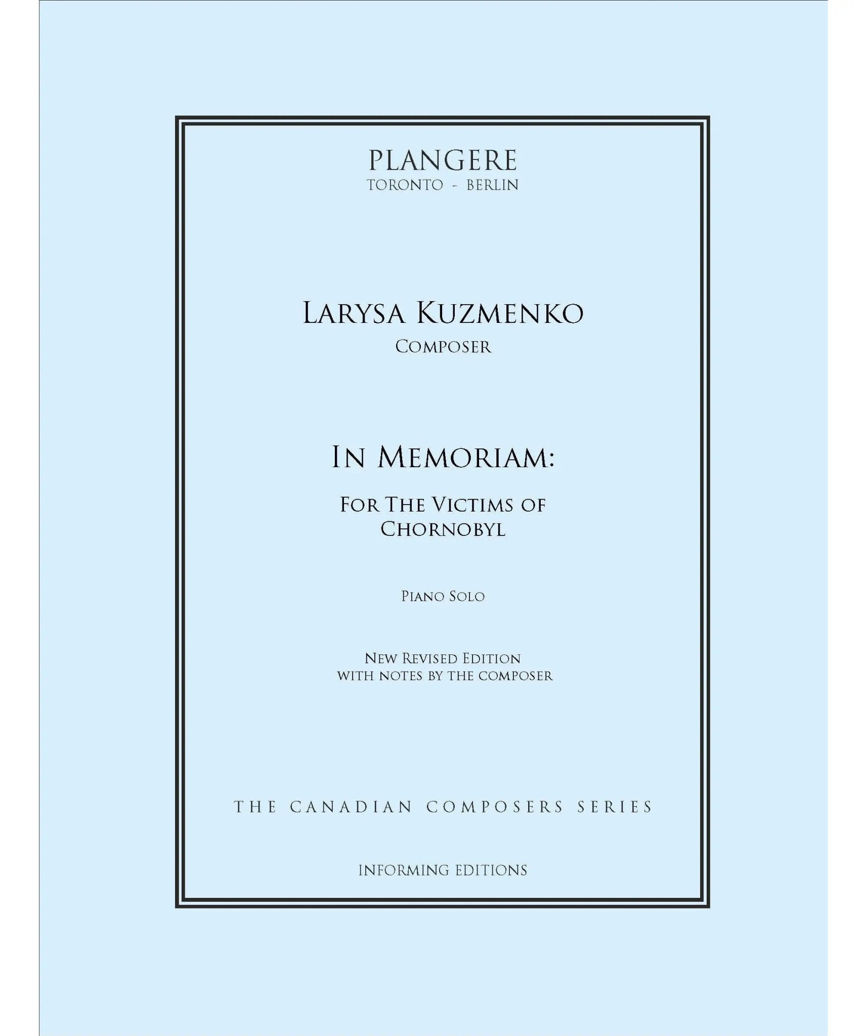 Kuzmenko, L. - In Memoriam to Victims of Chernobyl - Remenyi House of Music