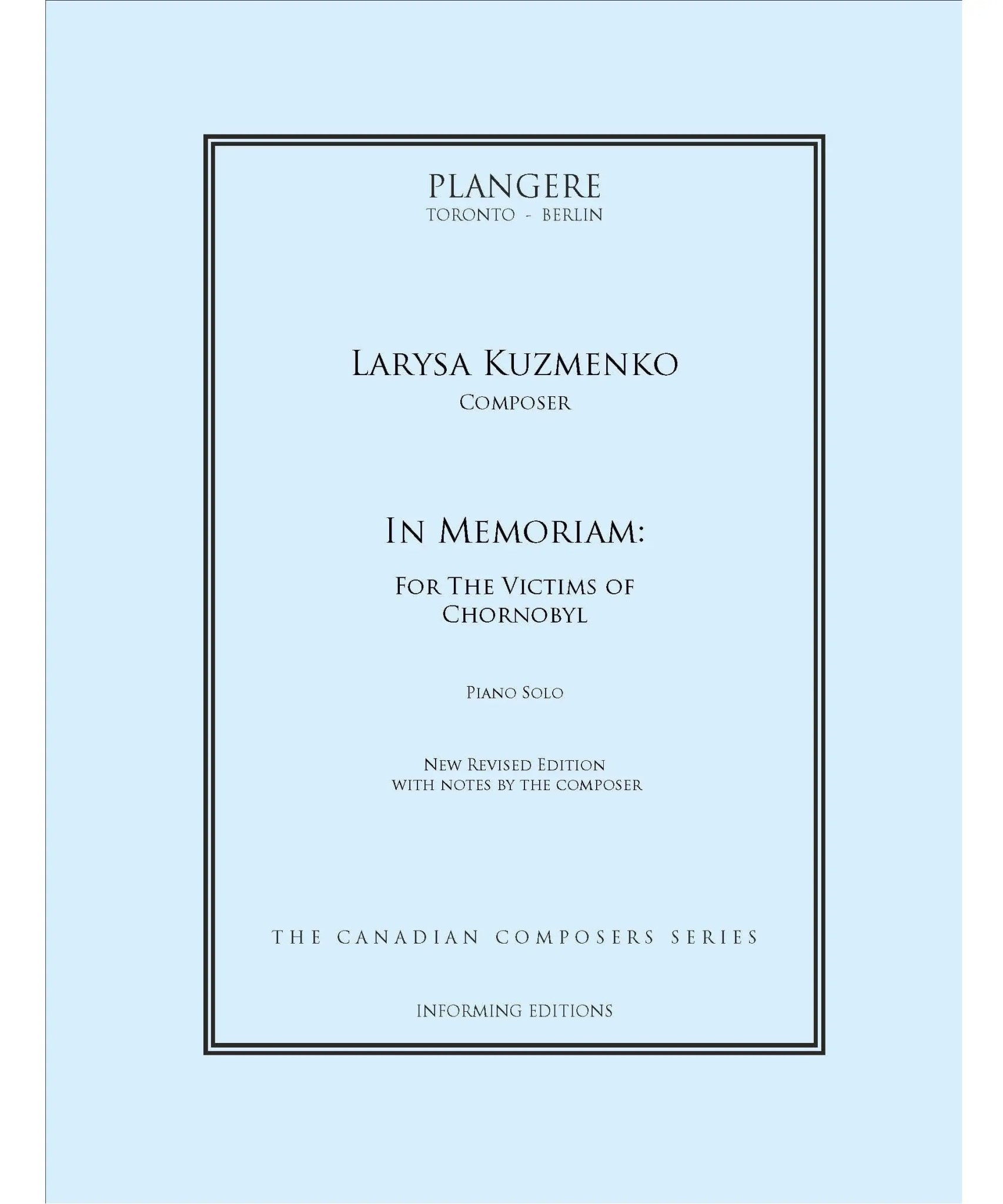 Kuzmenko, L. - In Memoriam to Victims of Chernobyl - Remenyi House of Music
