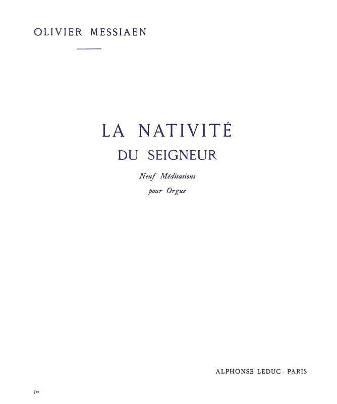 La Nativite Du Seigneur - Volume 1 - Remenyi House of Music