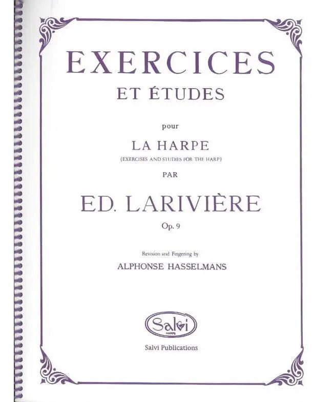 Lariviere, E. - Exercises & Études Op. 9 - Remenyi House of Music