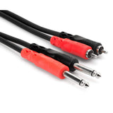 Hosa CPR201 Dual 1/4  to RCA  1 Meter (3.3 Ft)