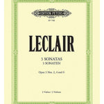 Leclair, J.M. - 3 Sonatas for 2 Violins - Remenyi House of Music