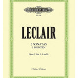 Leclair, J.M. - 3 Sonatas for 2 Violins - Remenyi House of Music