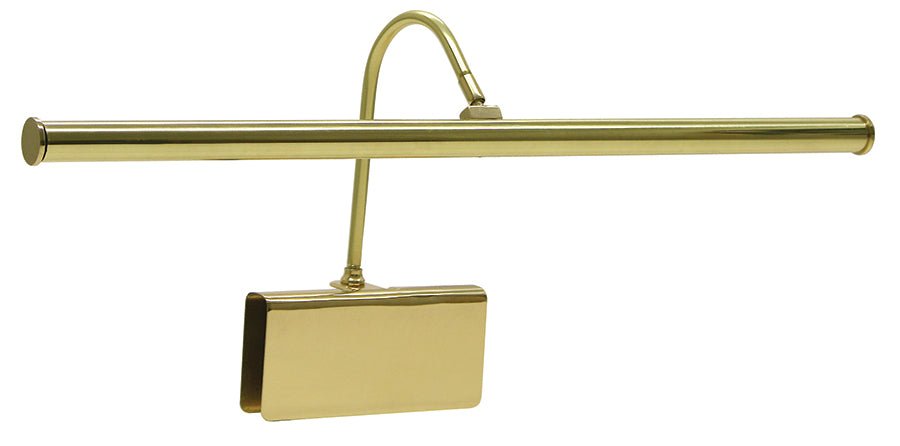 LED Grand Piano Lamp - 19" Polished Brass - Remenyi House of Music