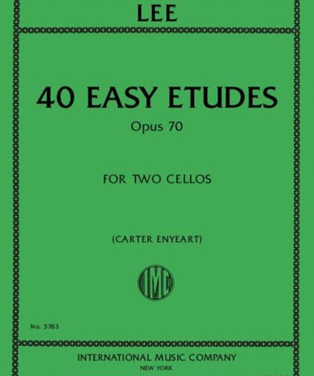 Lee S. - 40 Easy Etudes Op 70 - 2 Cellos - Remenyi House of Music