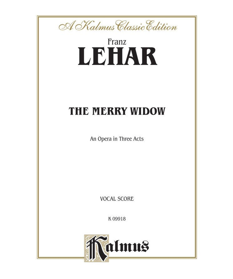 Lehar, F. - The Merry Widow - Remenyi House of Music