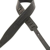 Levy's MG317MTO - BLK Garmnet Leather Guitar Strap - Remenyi House of Music