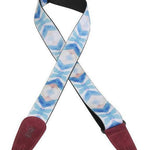 Levy's MPSDS2 - 007 Polyester Guitar Strap, Blue Butterfly Ink - Remenyi House of Music