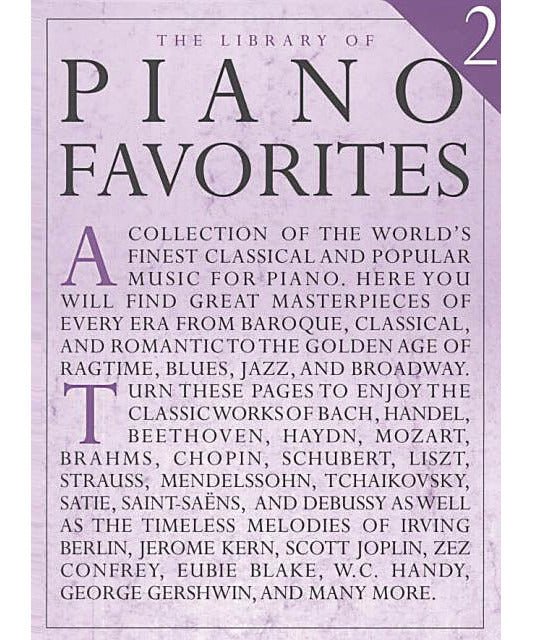 Library of Piano Favorites - Volume 2 - Remenyi House of Music