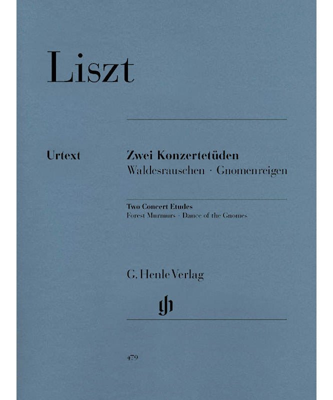 Liszt, F. - 2 Concert Studies - Remenyi House of Music