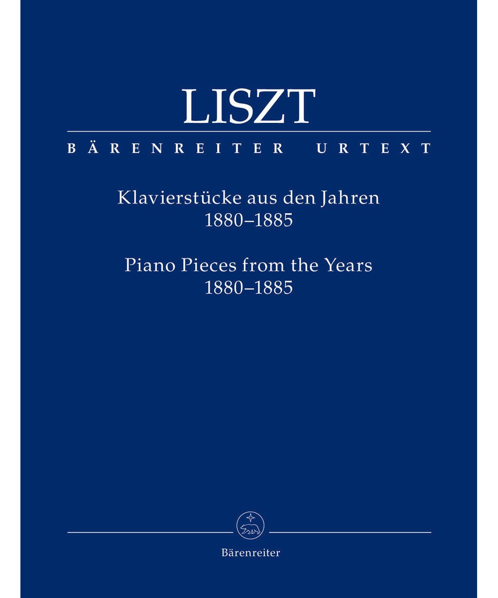 Liszt F. - Piano Pieces From The Years 1880 - 1885 - Remenyi House of Music