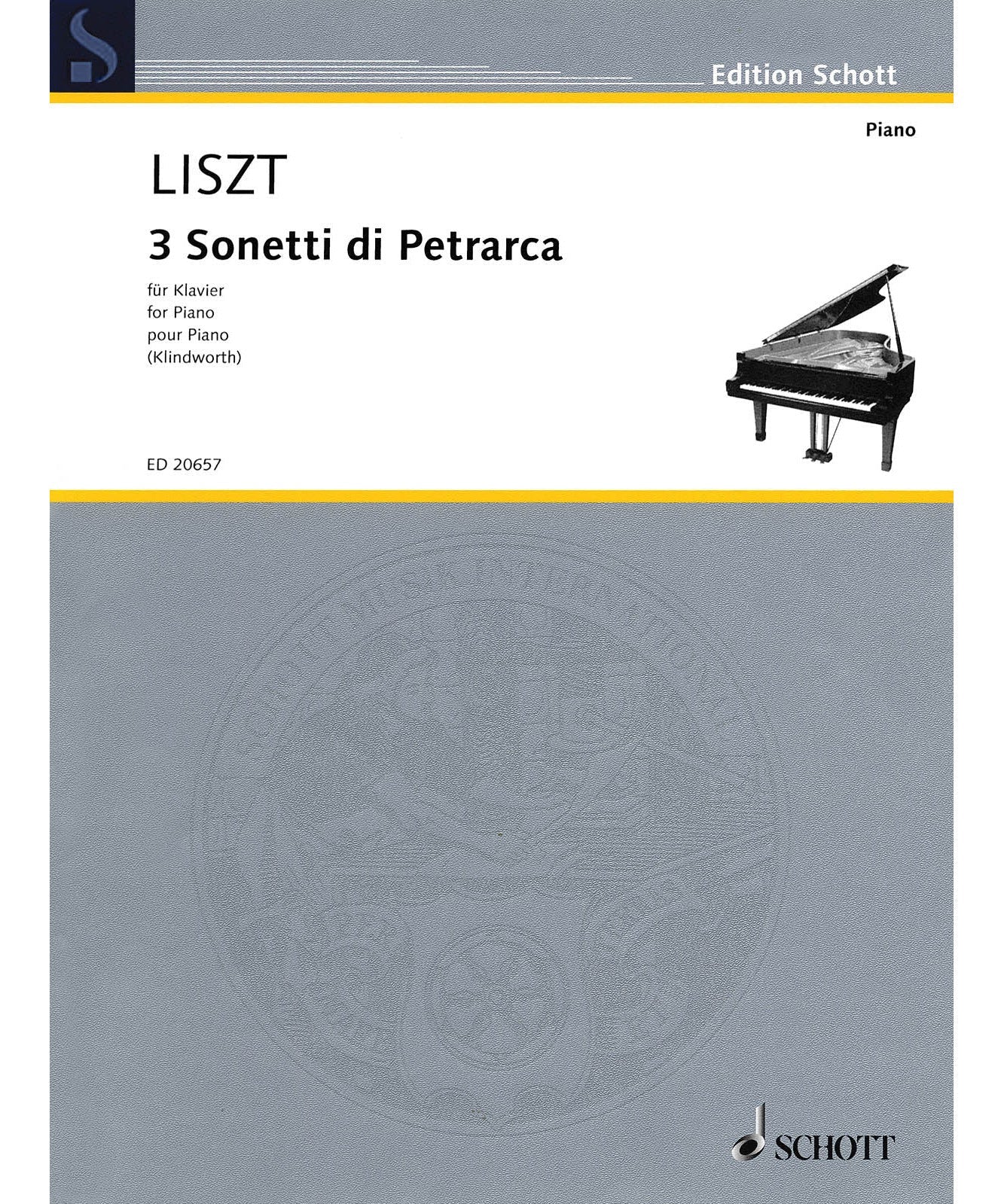 Liszt, F. - Three Sonetti di Petrarca - Remenyi House of Music