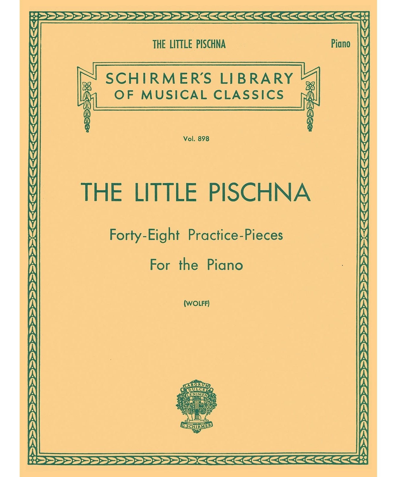 Little Pischna (48 Practice Pieces) - Remenyi House of Music