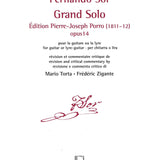 Grand Solo: Edition Pierre Porro (1811-12), Op. 14