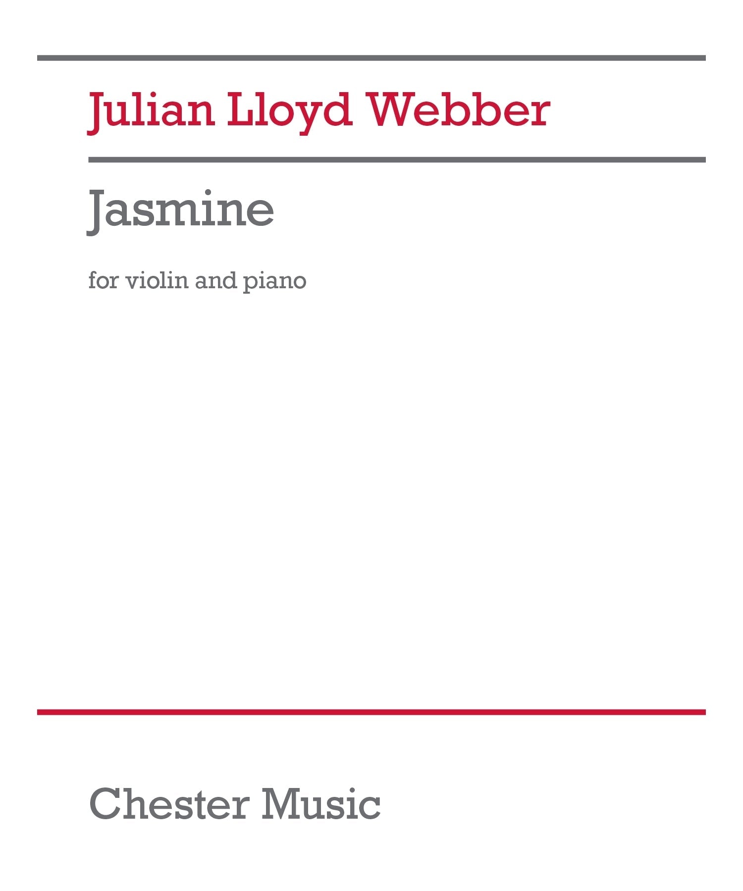 Lloyd Webber, J. - Jasmine - Remenyi House of Music