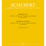 Schubert F. - Quintette avec piano en la majeur op. 114 D 667 La Truite