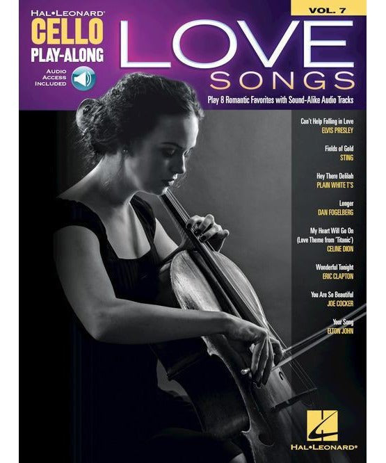 Love Songs (Cello Play - Along Volume 7) - Remenyi House of Music