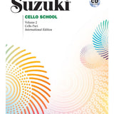 Partie et CD de violoncelle de l'école de violoncelle Suzuki, volume 2 (révisé)