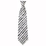 Silk Tie White Mozart Manuscript