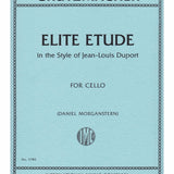 Gruetzmacher: Elite Etude in the Style of Jean-Louis Duport for Cello