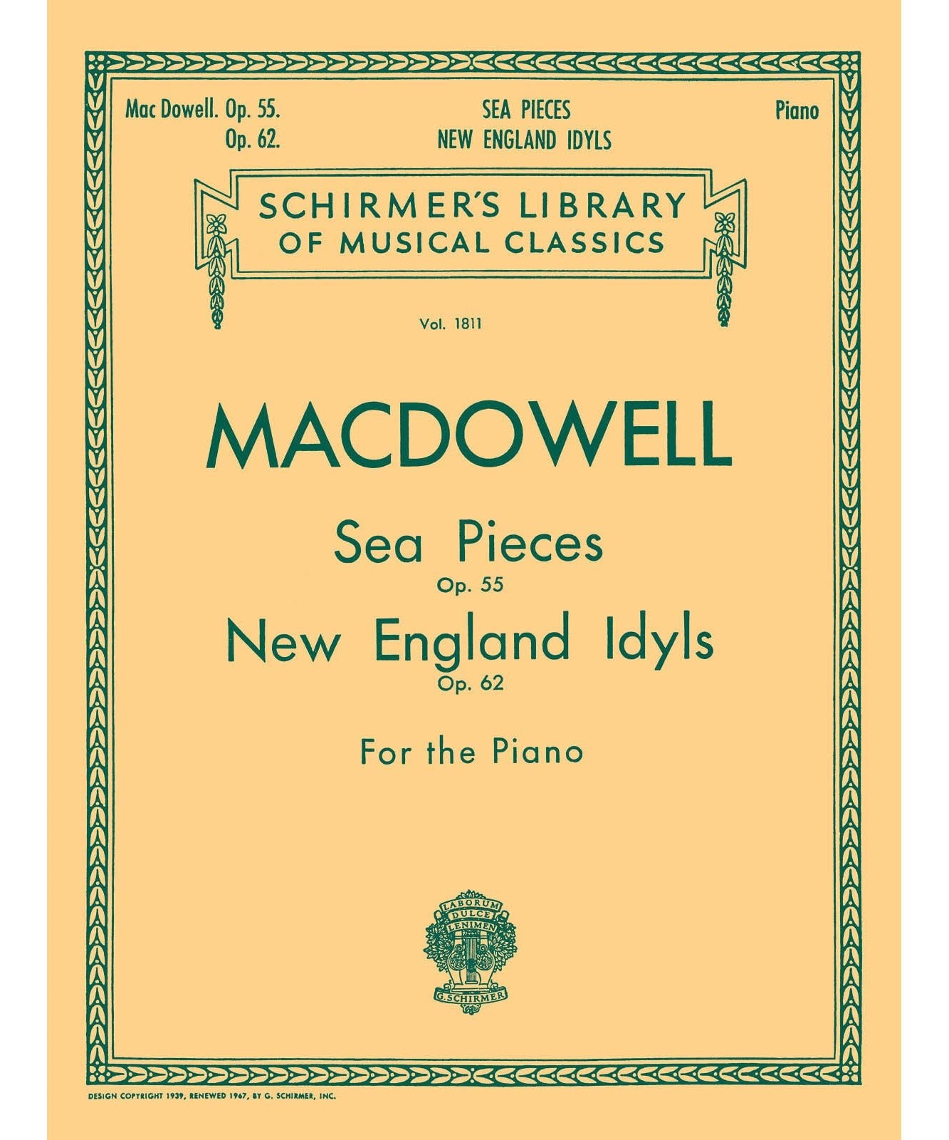 MacDowell, E. - Sea Idylls Op. 55 & New England Idyls Op. 62 - Remenyi House of Music