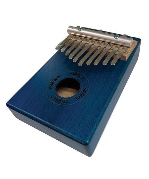 Mahogany 10 Keys BCKALM - 10 Kalimba - Blue - Remenyi House of Music