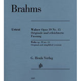 Johannes Brahms: Waltz Op. 39 No. 15