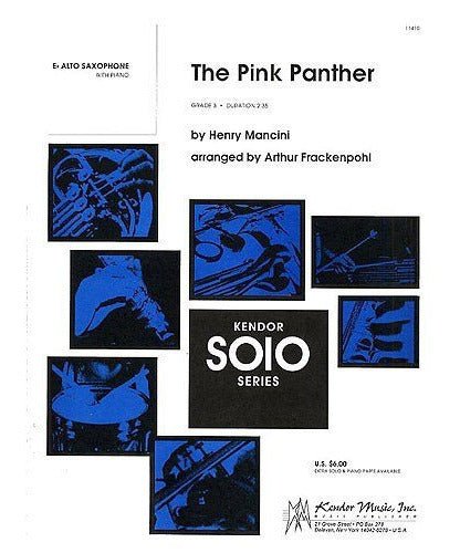 Mancini H. - Pink Panther - Alto Sax - Remenyi House of Music