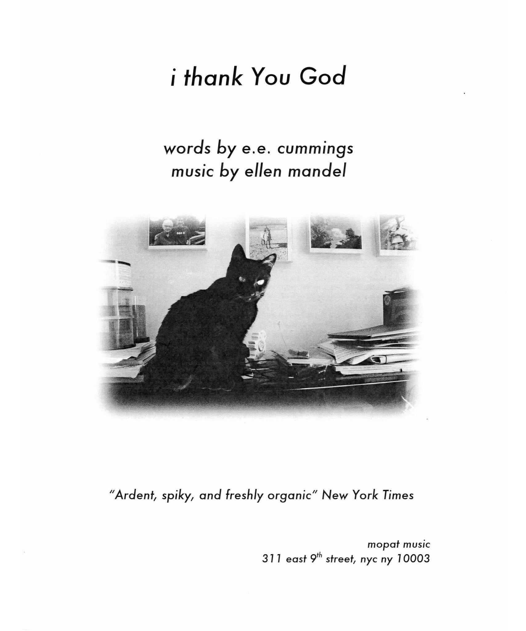 Mandel, E. - i thank You God - Remenyi House of Music