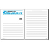 Manuscript Value Pack - 12 Stave - Remenyi House of Music