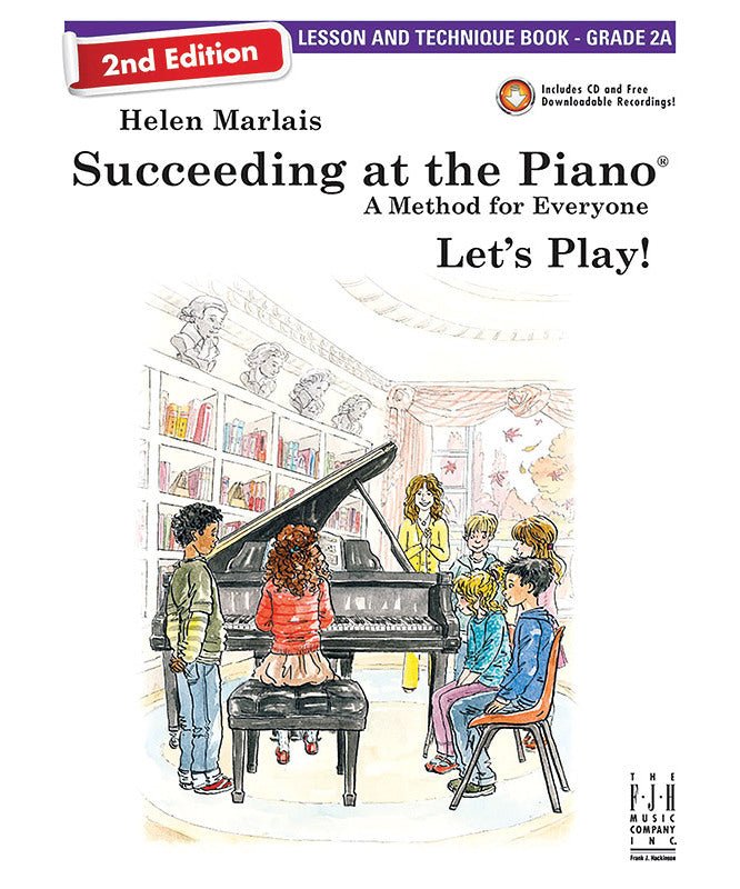 Marlais H. - Succeeding At The Piano Grade 2A Lesson & Technique Book & Cd - Remenyi House of Music