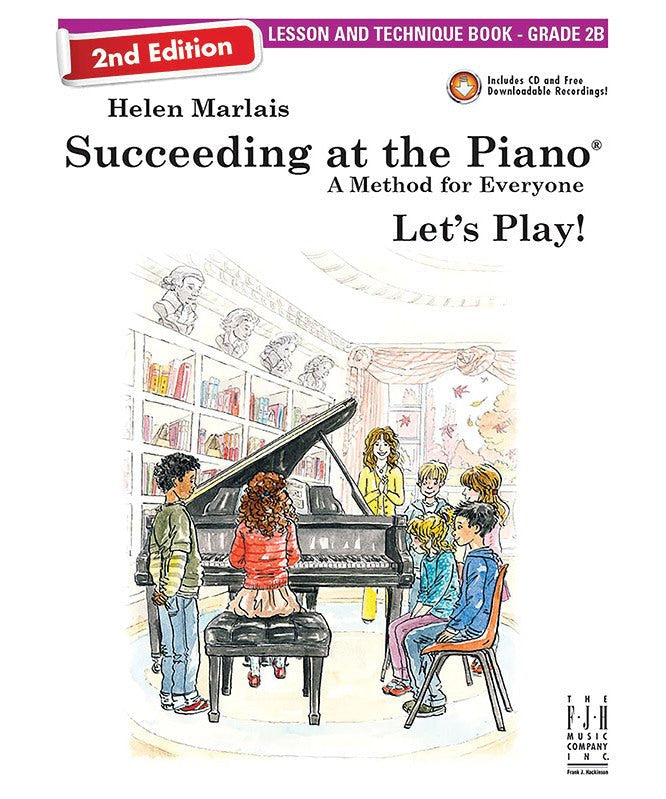 Marlais H. - Succeeding At The Piano Grade 2B Lesson & Technique Book - Remenyi House of Music