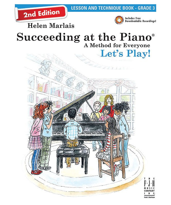 Marlais H. - Succeeding At The Piano, Grade 3 Lesson & Technique Book - Remenyi House of Music