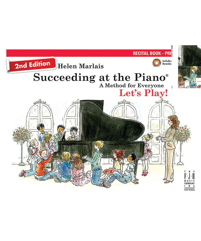 Marlais H. - Succeeding At The Piano Prep Recital Book & Cd - Remenyi House of Music