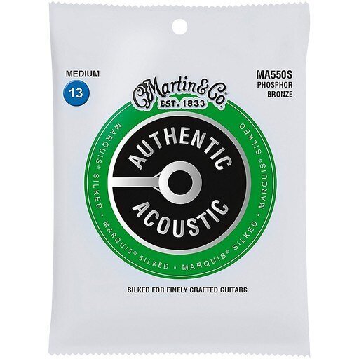 Martin Authentic Acoustic Guitar Strings - Marquis Silked 92/8 Medium - Remenyi House of Music