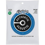 Martin Authentic Acoustic Guitar Strings - Superior Performance - 80/20 Extra Light (12 Strings) - Remenyi House of Music