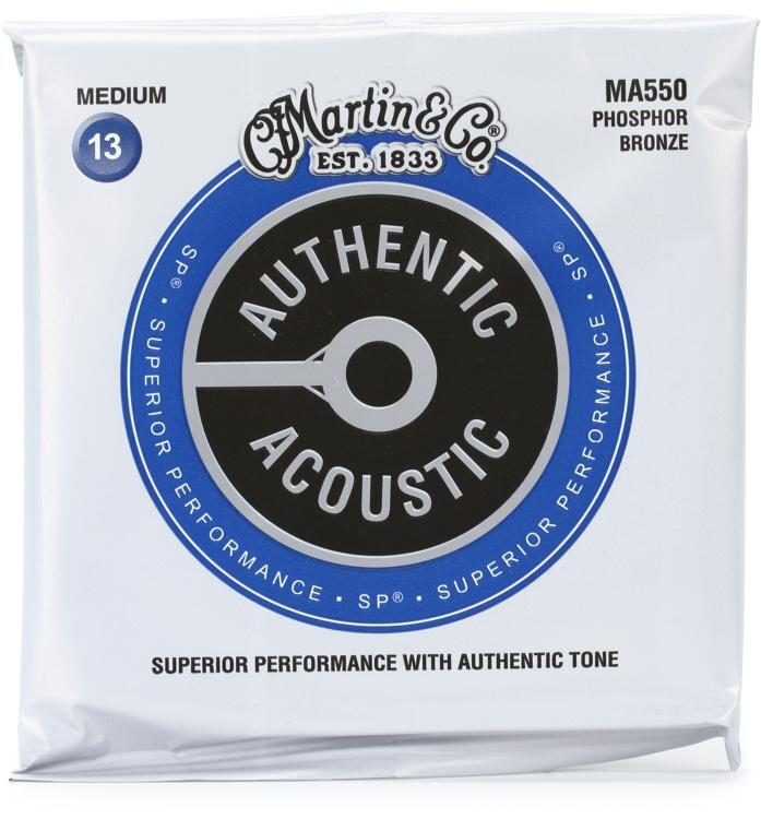 Martin Authentic Acoustic Guitar Strings - Superior Performance 92/8 Medium - Remenyi House of Music