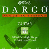 Martin D5000 80/20 Bronze Acoustic Guitar Strings, Extra Light - Remenyi House of Music