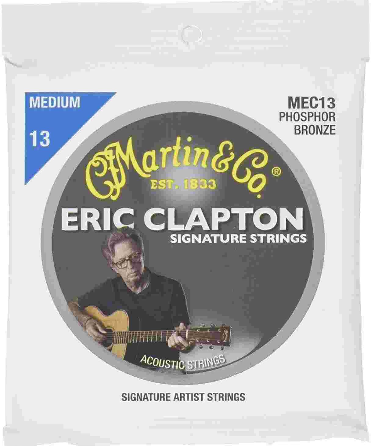 Martin Eric Clapton S Choice MEC13 92/8 Phosphor Bronze Medium - Gauge Acoustic Guitar Strings - Remenyi House of Music