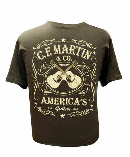 Martin Guitars Dual Guitar Tee Shirt - Small - Remenyi House of Music