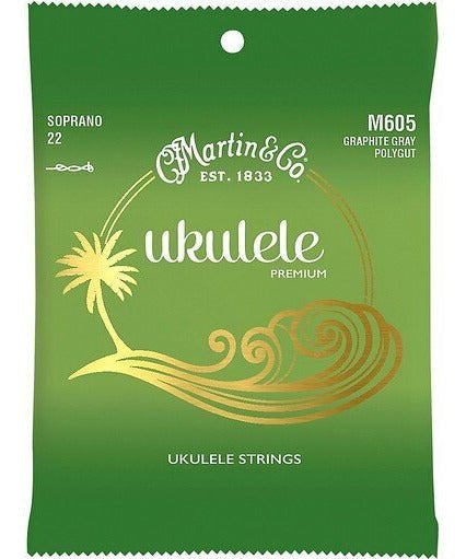 Martin M605 Premium Ukulele Strings Polygut Soprano - Remenyi House of Music