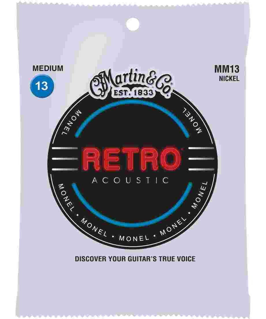 Martin MM13 Retro Monel Acoustic Guitar Strings Medium 13 - 56 - Remenyi House of Music