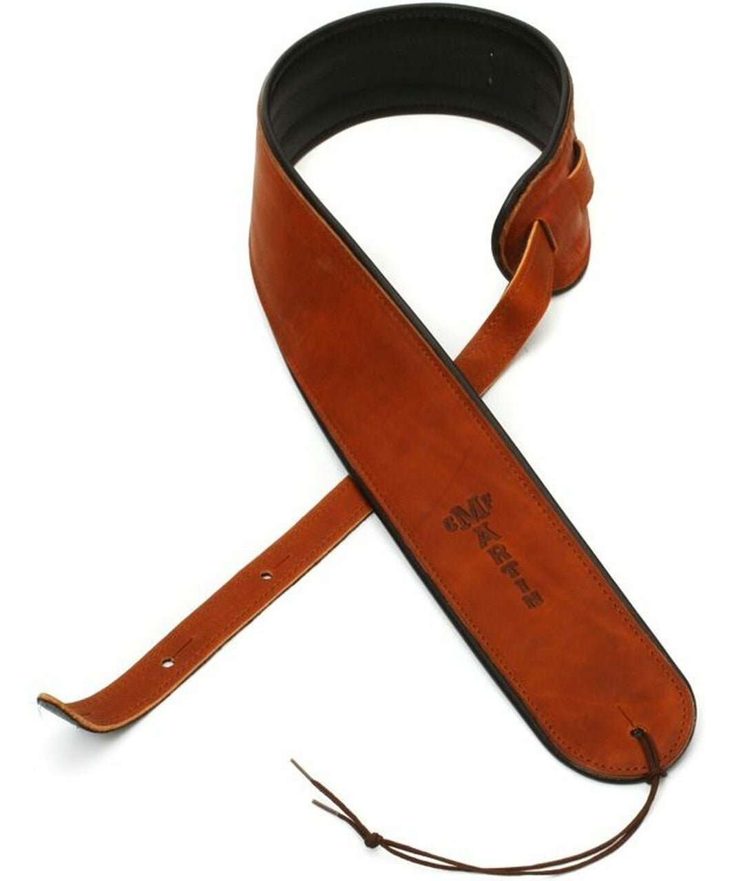 Martin Premium Rolled Leather Guitar Strap - Brown - Remenyi House of Music